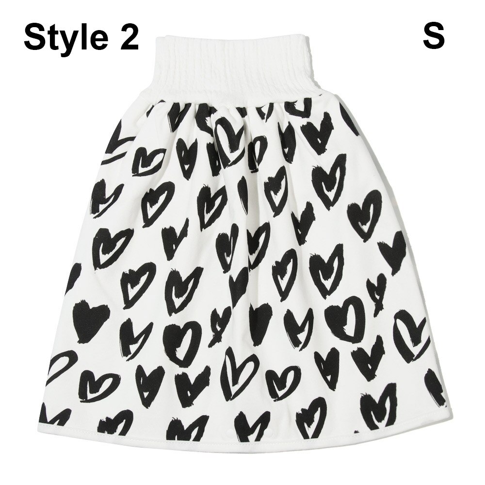 Couche-culotte pour enfants jupe coton bébé Urine Pad -né formation Nappy Anti-mouillage toilette formation pantalon imperméable réutilisable bébé: S Style 2