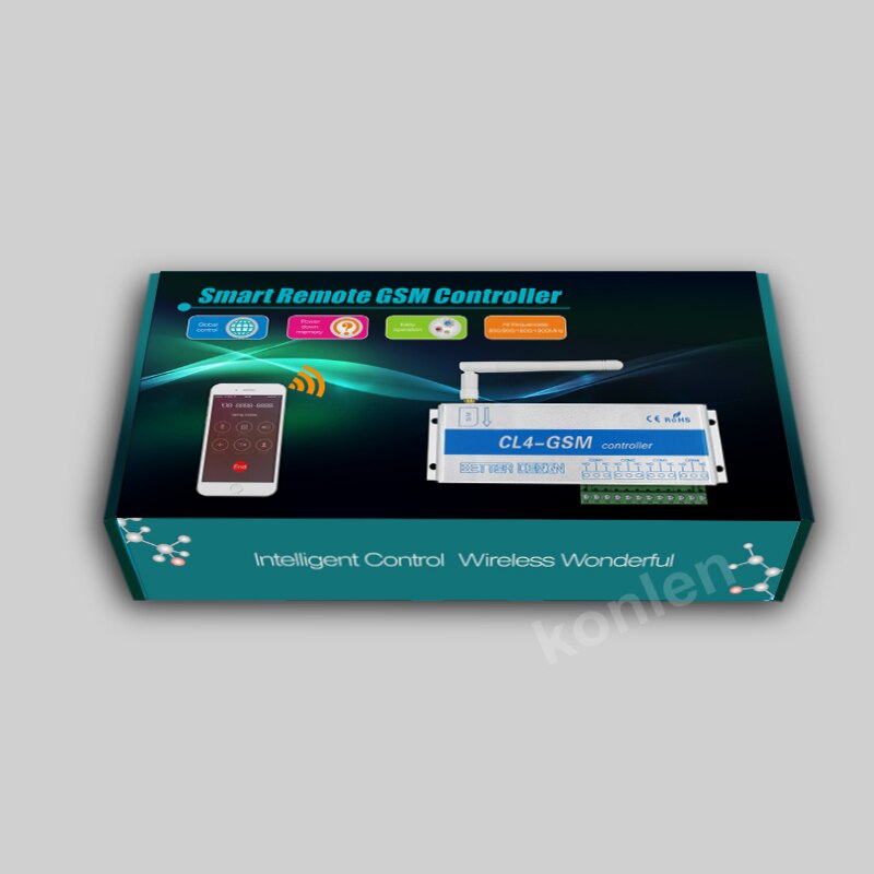 4 way relays GSM controller Call SMS Remote Control Switch, Garage Door Gate Opener Light Roller Shutter on off Intelligent Home
