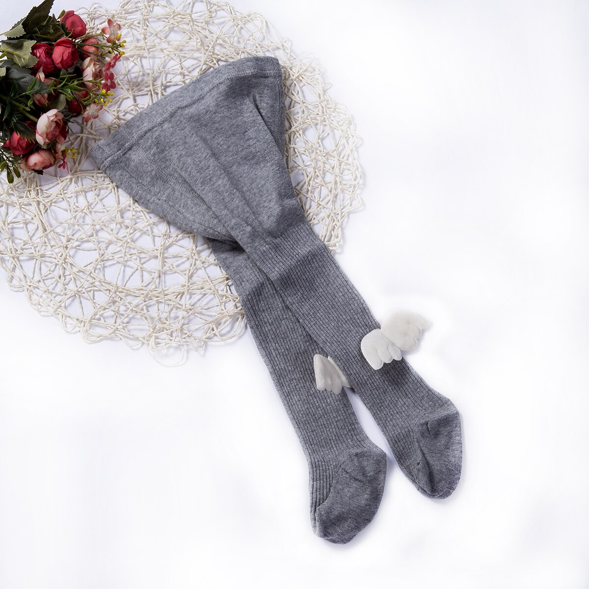 Toddler Baby Kids Soft Cotton Angel Wings Pantyhose Tights Hosiery Warm Stockings Children Girl Tights