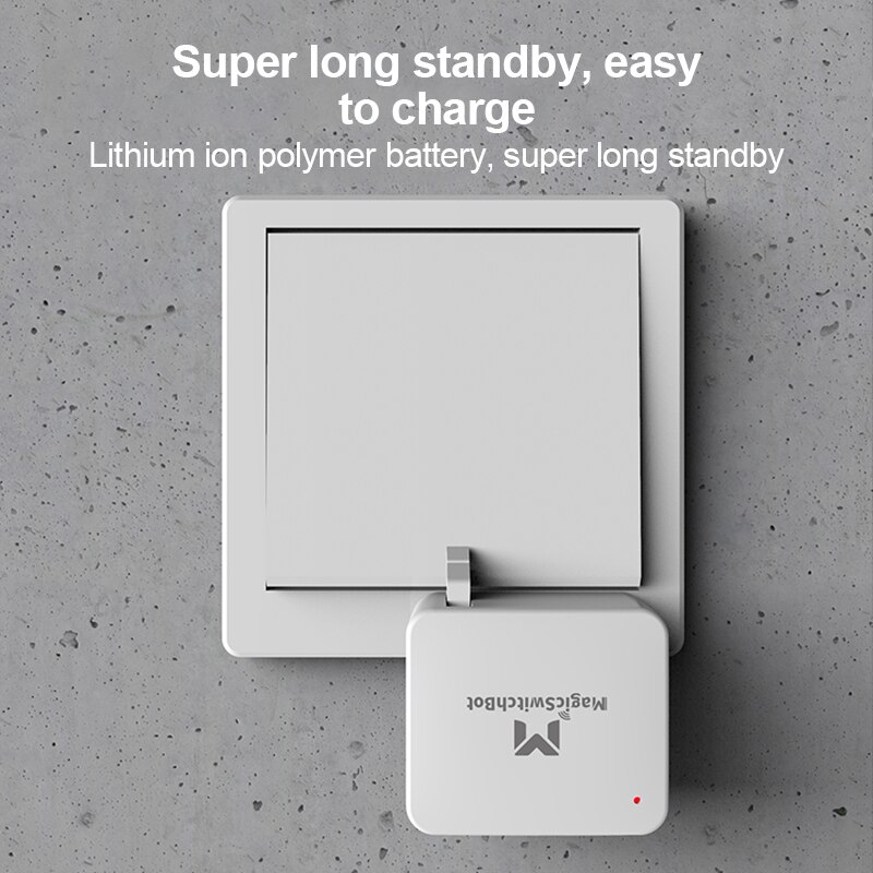 Smart hjem smart switch bot knapp pusher lampe led lys trådløs telefon bluetooth kontroll vegglampe bryter app timer kontroll: Default Title