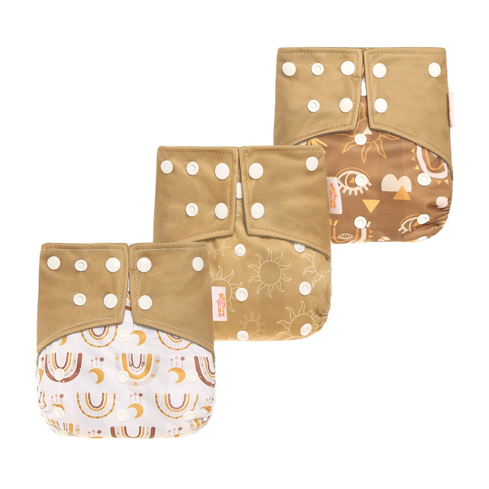 Rainbow&amp;Iris Baby Hand Wash Diapers Baby Diapers Built-in Button Diapers BABY Diaper