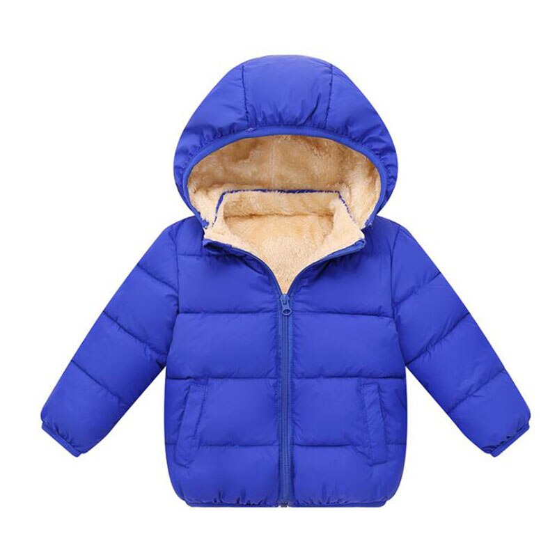 Hooded Baby Down Jas Katoen Pasgeboren Winter Pak Peuter Meisjes Kleding 5 Kleuren Warme Winterjas Voor Jongens: Color 1 / 18M