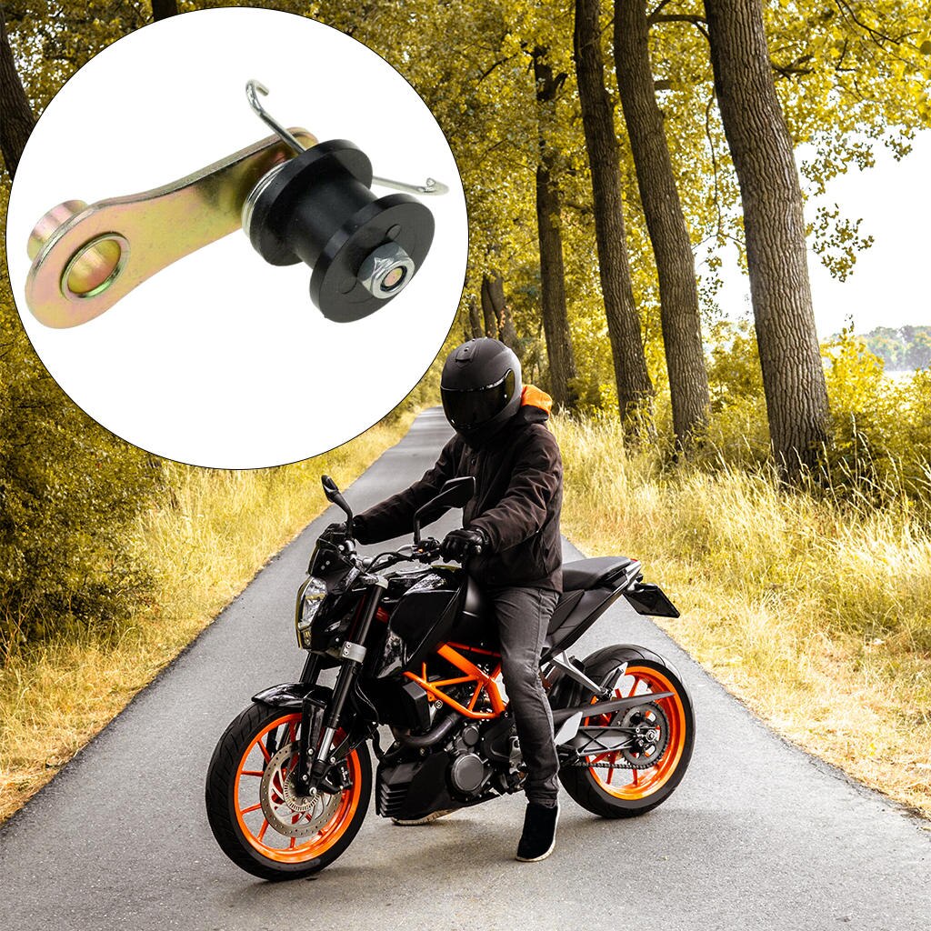 Tendicatena con guida di ricambio a molla cursore tendicatena regolatore lunghezza maglie catena modificata Moto mini Moto
