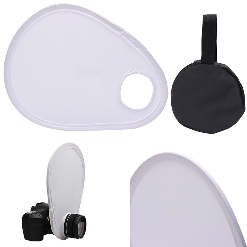 Universal Folding Photography Flash Lens Diffuser Reflector For DSLR SLR Camera T84C