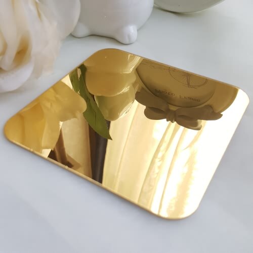 Spiegel Aufkleber Aufkleber Badezimmer Zimmer Dekoration 3D Lange Volle Körper Zauberstab Gespiegelt Klebstoff Pferd Kalligraphie Ich bin Galopp R073: hell Gold / M 50cmX100cm