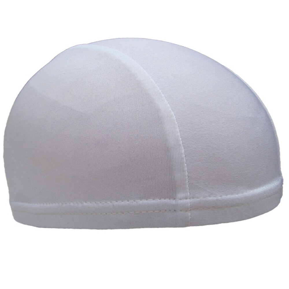 Unisex de secado rápido transpirable sombrero casco de motocicleta gorra interior de carreras gorro gorra bajo casco motocicleta máscara facial engranajes de protección: Blanco