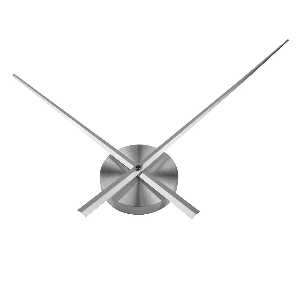 Mecanismo de agujas de reloj grande de cuarzo, manecillas de hora de gran tamaño, accesorios para reloj de pared 3D, decoración moderna del hogar, 4 colores: T4650 Big Silver