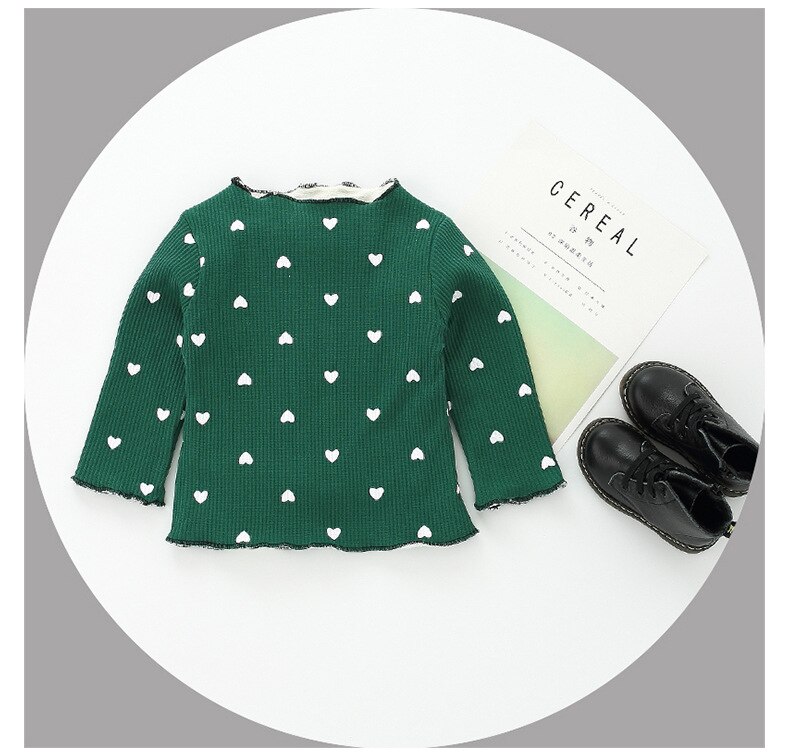 winter peuter baby blouse meisje print trui en najaar meisjes warme Kerst trui trui T-shirt 0-2 jaar oude
