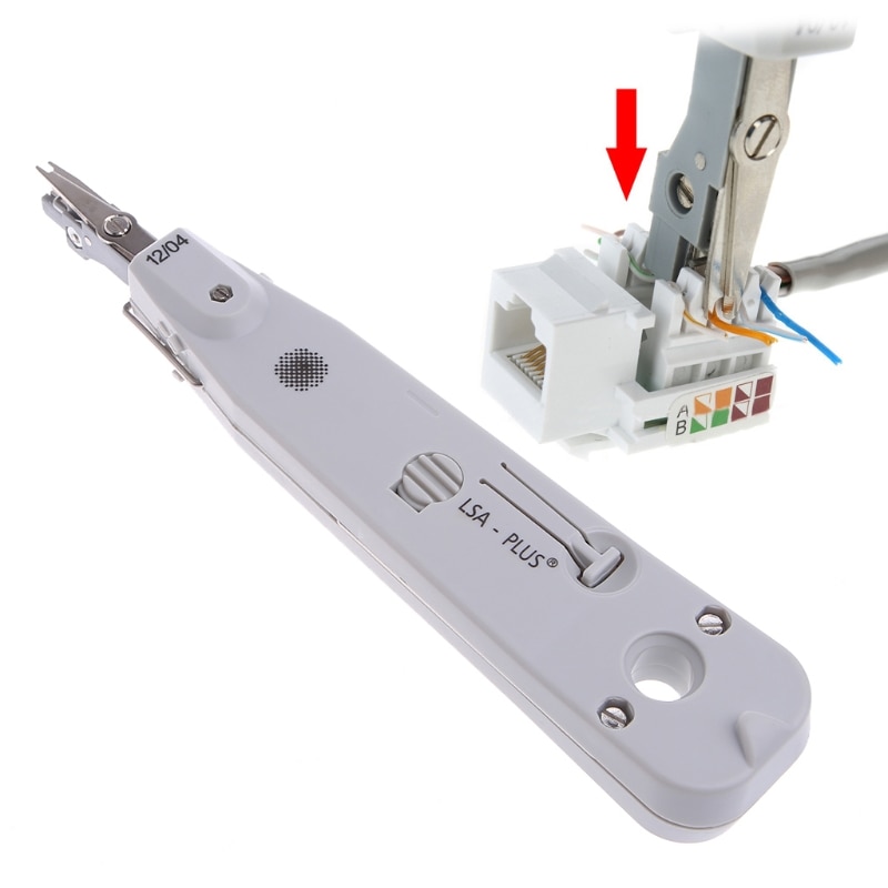 Ethernet netværk patch panel frontplade punch down værktøj  rj11 rj45 kat 5 med sensor  x6ha