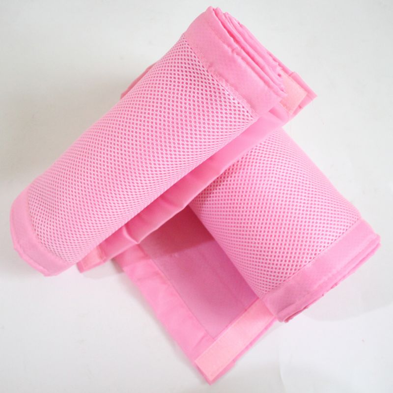 4 côtés bébé respirant maille berceau doublure bébé lit pare-chocs maille enfants pare-chocs berceau doublure bébé lit ensembles lit autour du protecteur