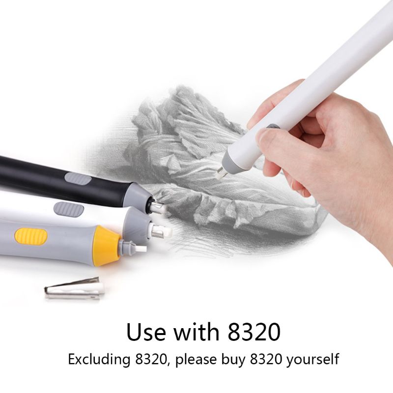 Goma de borrar eléctrica de 2,3mm y 5mm, recambio de borrador, 40 Uds. + 30 Uds.