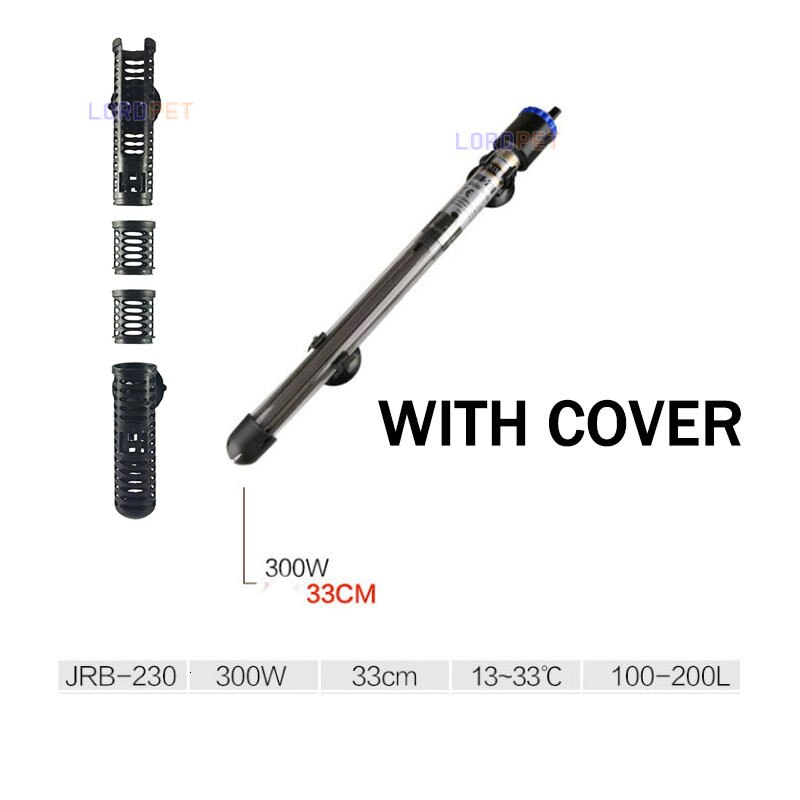 Sunsun 100w 200w 300w 500w Submersible Heater Explosion Proof Glass Consant Temperature Control For Aquarium Water Tank: Yellow