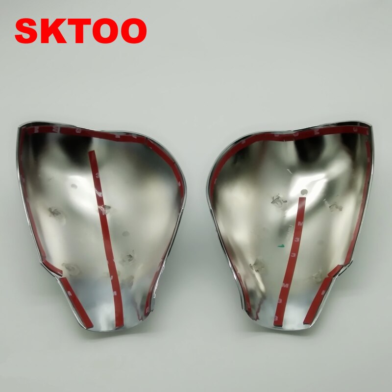SKTOO Accessories FIT FOR PEUGEOT 206 SW CC DOOR SIDE WING MIRROR CHROME COVER REAR VIEW CAP Rearview mirror cover