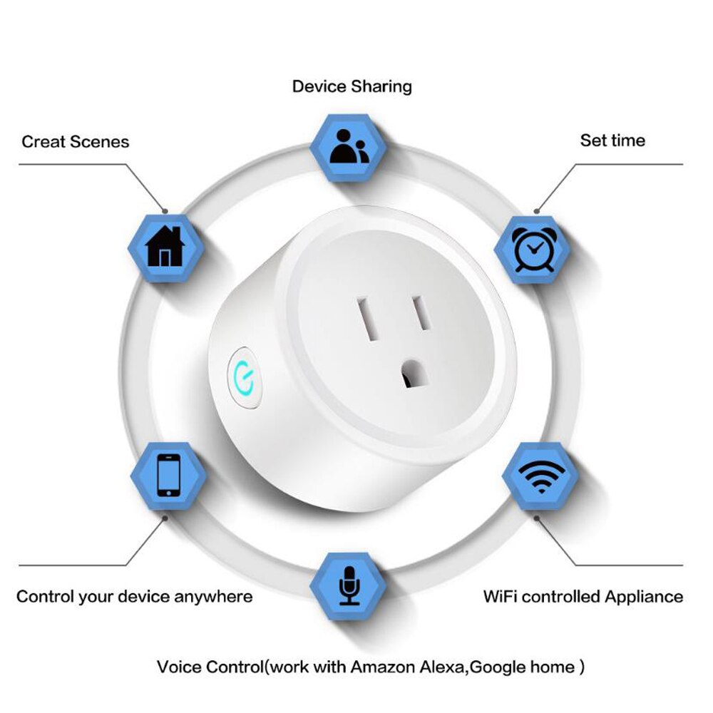 Wireless Smart Socket 2.4G WIFI Home kit Siri IOS Apple Compatible Power Socket EU Plug Outlet 15A AC 90-250V wi fi WIFI socket