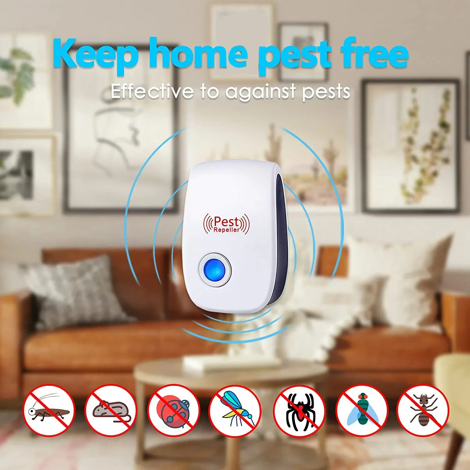 XIAOMI Ultrasonic Mosquito Repeller Mini Insecticide Plug Household Mute Intelligence Electronic Insects Repellent Offices Mouse
