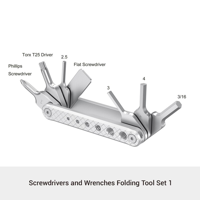 SmallRig Universal DSLR Camera Rig Folding Tool Set with Screwdrivers Wrenches Accessories Multifunctional combination tool: 1