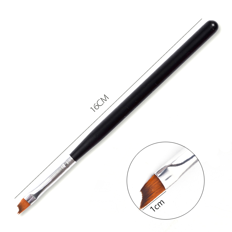 uñas accesorios y herramientas pinceles uñas manicura pincel uñas acrilicas nails Pincel para decoración de uñas, accesorios para manicura, fototerapia, acrílico, UV, extensión de Gel, pintura de revestimiento, 1 ud.