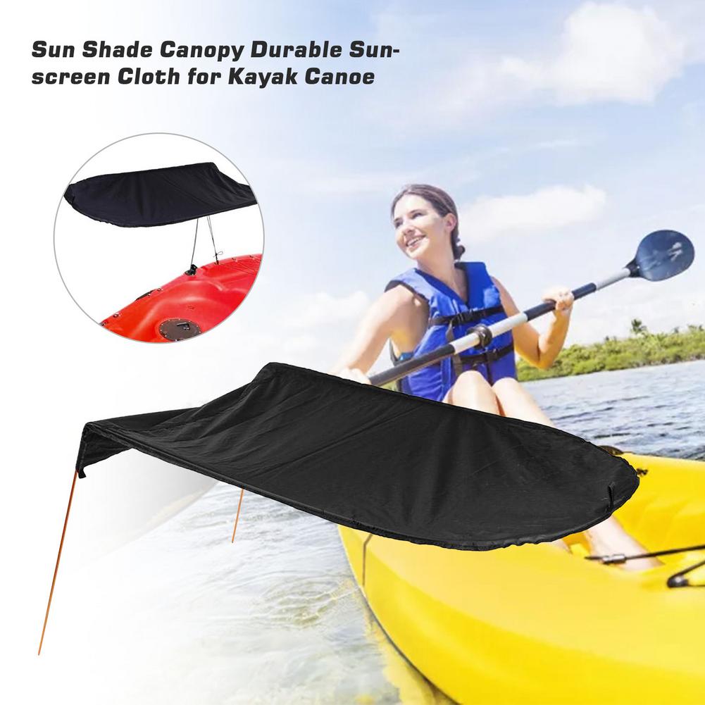 Polyester Single Person Kayak Boat Sun Shelter Anti UV Rainproof Canopy Sun Shade Sailboat Kayaking Awning Top Cover For Fishing