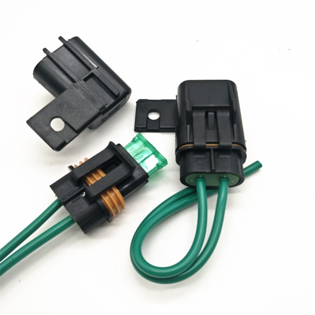 Universal bil atc sikringsholder stikkontakt med 20a sikringer