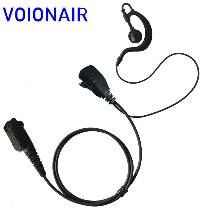 Voionair G Vorm Oorhaak Oortelefoon Headset Oortelefoon Speaker Microfoon Ptt Voor Airbus Eads THR8 TH1N Radio