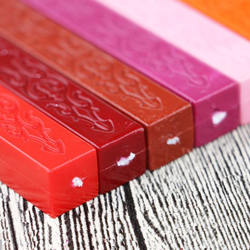 Woskowe pieczęcie na listy w stylu klasyczny farby uszczelki DIY taśmój uszczelniające retro pieczęć pieczęć woskowa tradycyjne przewód lampwick 1 sztuk