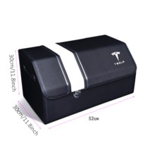 Car folding trunk storage box car rear box finishing storage box large storage box bag for Tesla Medol 3 Medol S Medol X style
