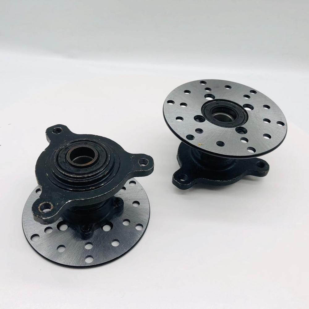 DIY Four Wheel GO KART KARTING ATV UTV Buggy Three Holes Lugs Rear Axle Wheel Hub Flanges With Disc Brake Rotors