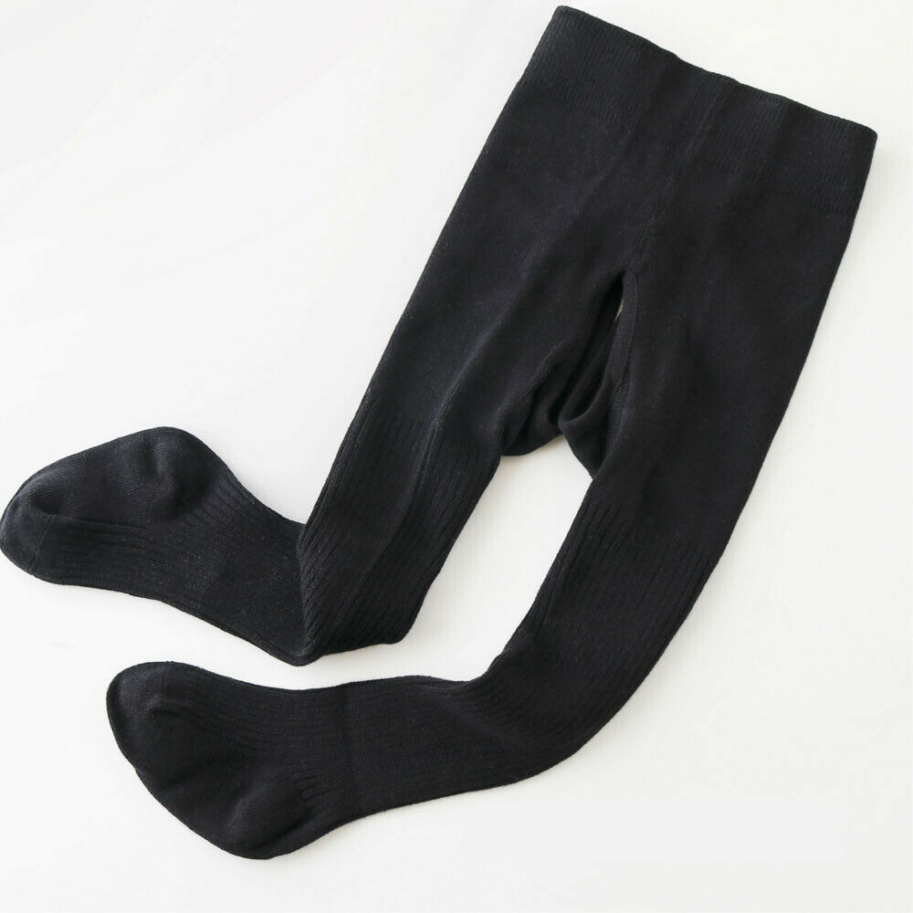 Leuke Baby Meisjes Panty Peuter Kids Panty Kousen Gestreepte Kinderen Panty Katoen Warm Panty Panty Voor Jongens S-XL 0- 4T: Black / XL for 2 to 4 Years