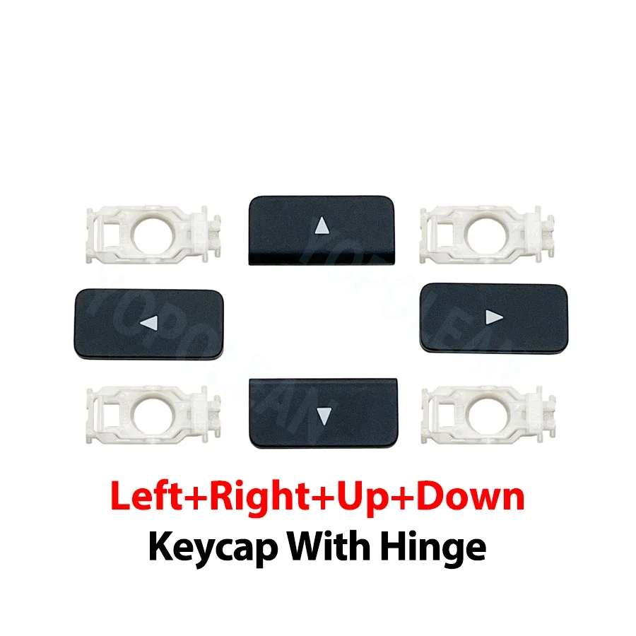 Vervanging Links Rechts UP Down Pijl Keycap Sleutel Scharnier voor MacBook Pro A2141 A2442 A2485 A2251 A2179 A2337 A2338 A2681 Toetsenbord: Black