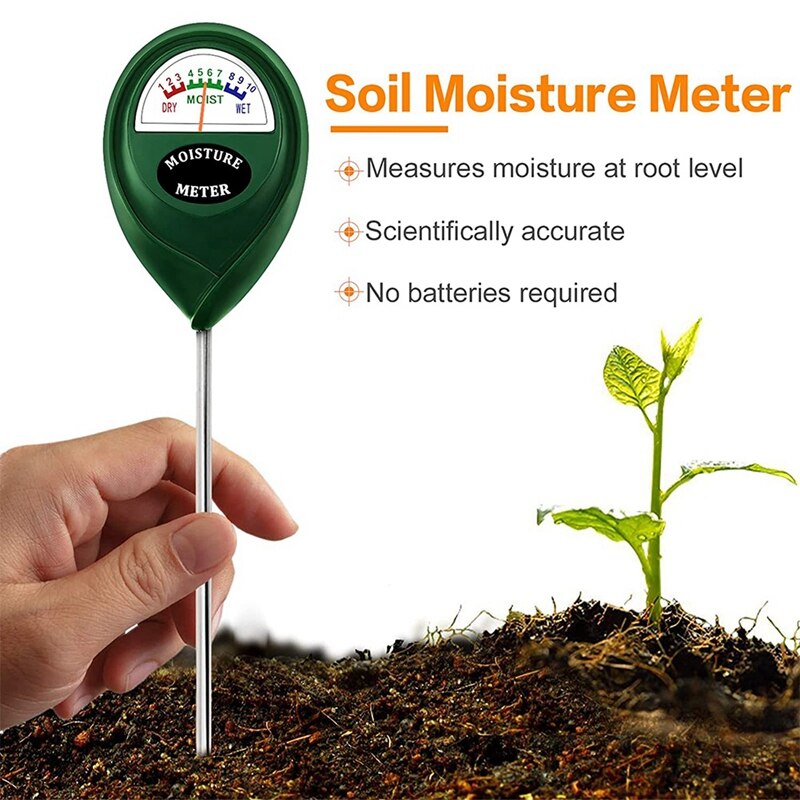 Soil Moisture Sensor Meter, Plant Moisture Meter, Hygrometer Moisture Monitor Soil Tool Test Kit, Plant Water Meter