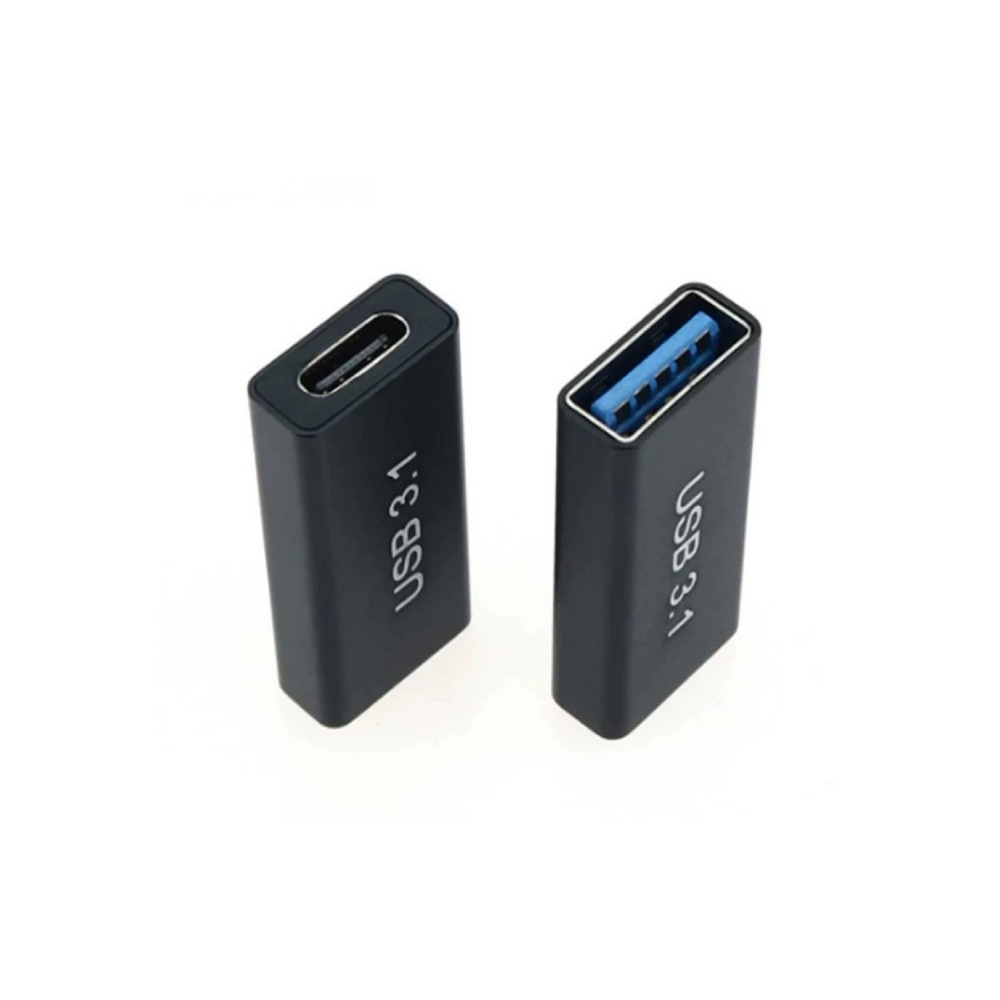 USB 3.0 Coupler Female to USB Type C Female Adapter Super Speed USB3.0 Type-C Extender Connection Converter
