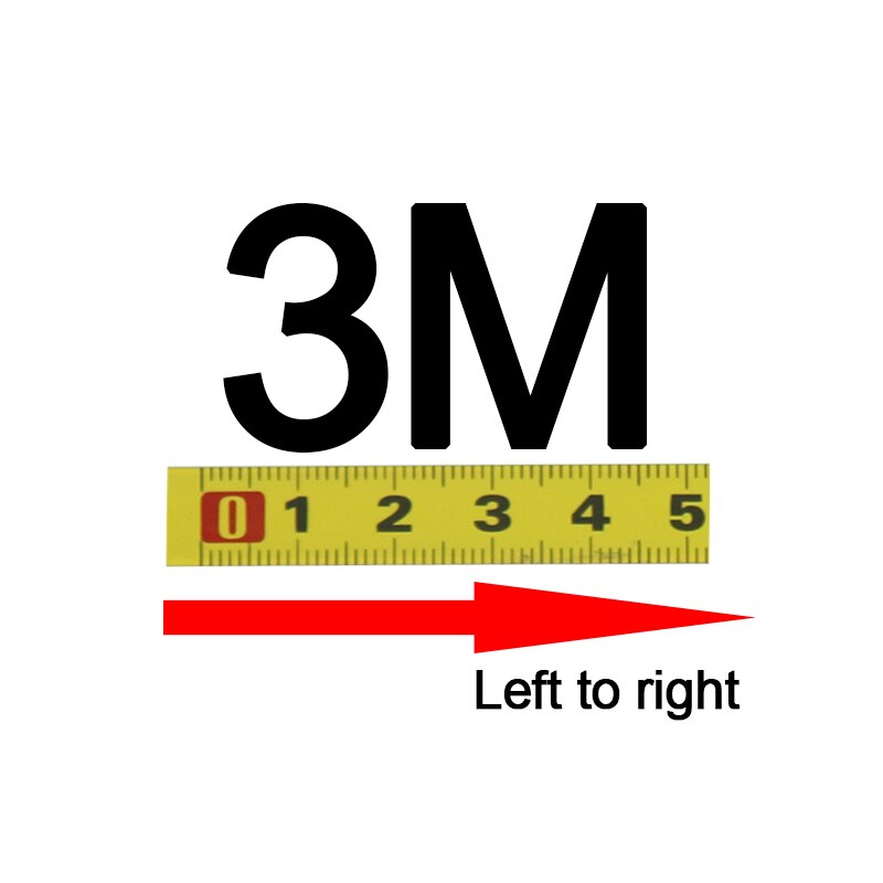 Miter Track Tape Measure Self-Adhesive Measuring Tape Steel Ruler Durable Wear-Resistan T-track Router Table Measuring Tools: 3M Left to right