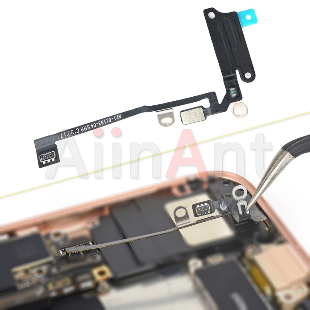 Original til iphone 7 8 plus wifi bluetooth nfc wi-fi gps signal antenne flex kabel cover udskiftning reparation reservedele