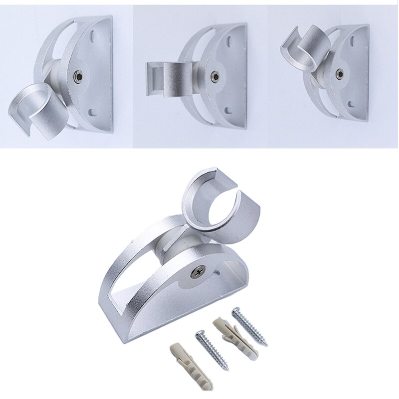 Adjustable Shower Base Wall Gel Mounted Basket Chuck Shower Rail Head Slider Holder Support Stand Bathroom Accessories
