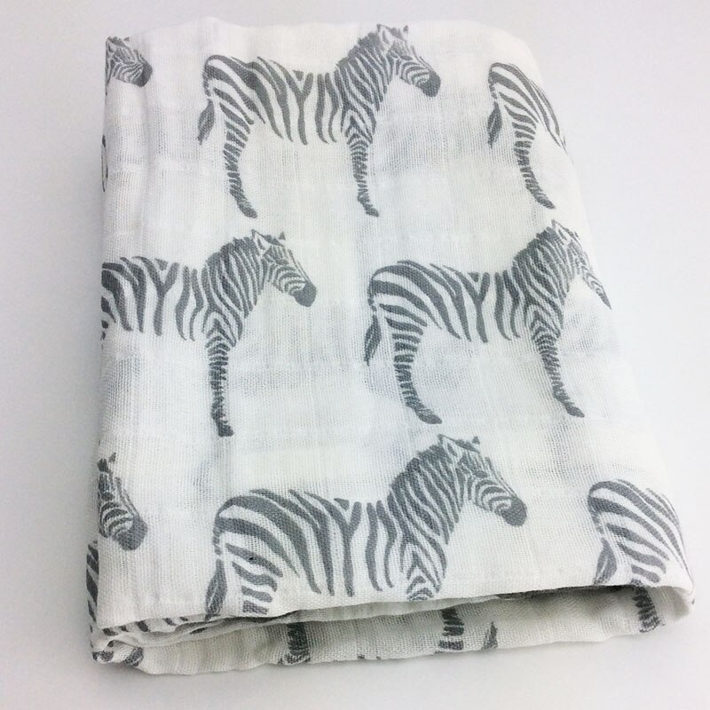 Baby wrap bomull filt 120*120 ,  muslin baby nyfödda filt, baby swaddle filt: R06