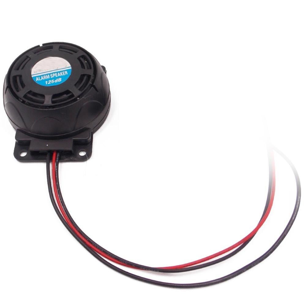 12V Dual Afstandsbediening Motorfiets Alarm,105-125dB Motorfiets Afstandsbediening Alarm Hoorn Anti-Diefstal Beveiliging