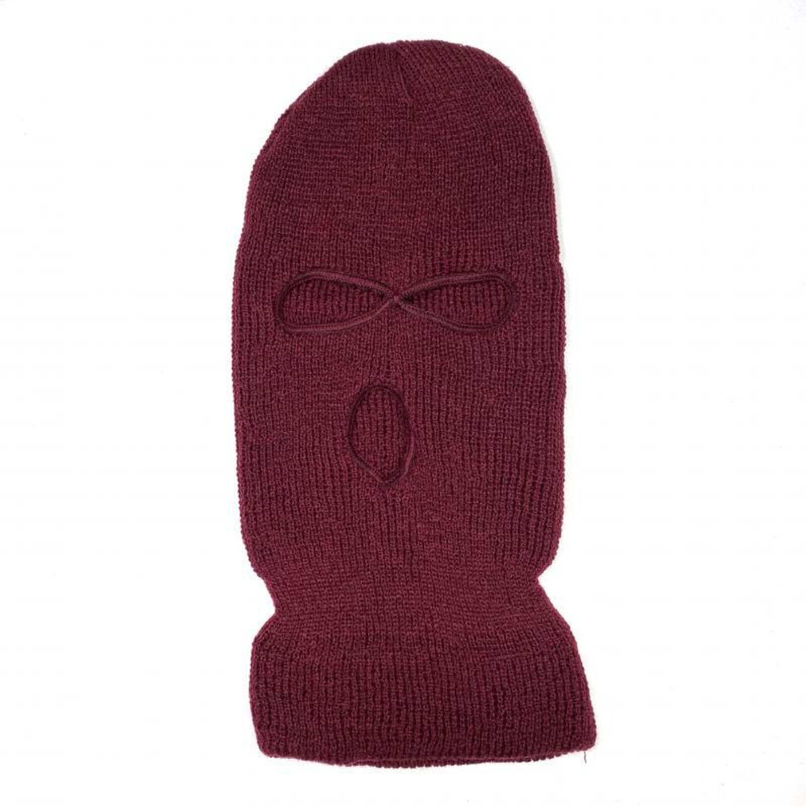 Men Knit Ski Face-Cover Winter Balaclavas Winter Outdoor Sports Full Face Mask ENA88: Blue