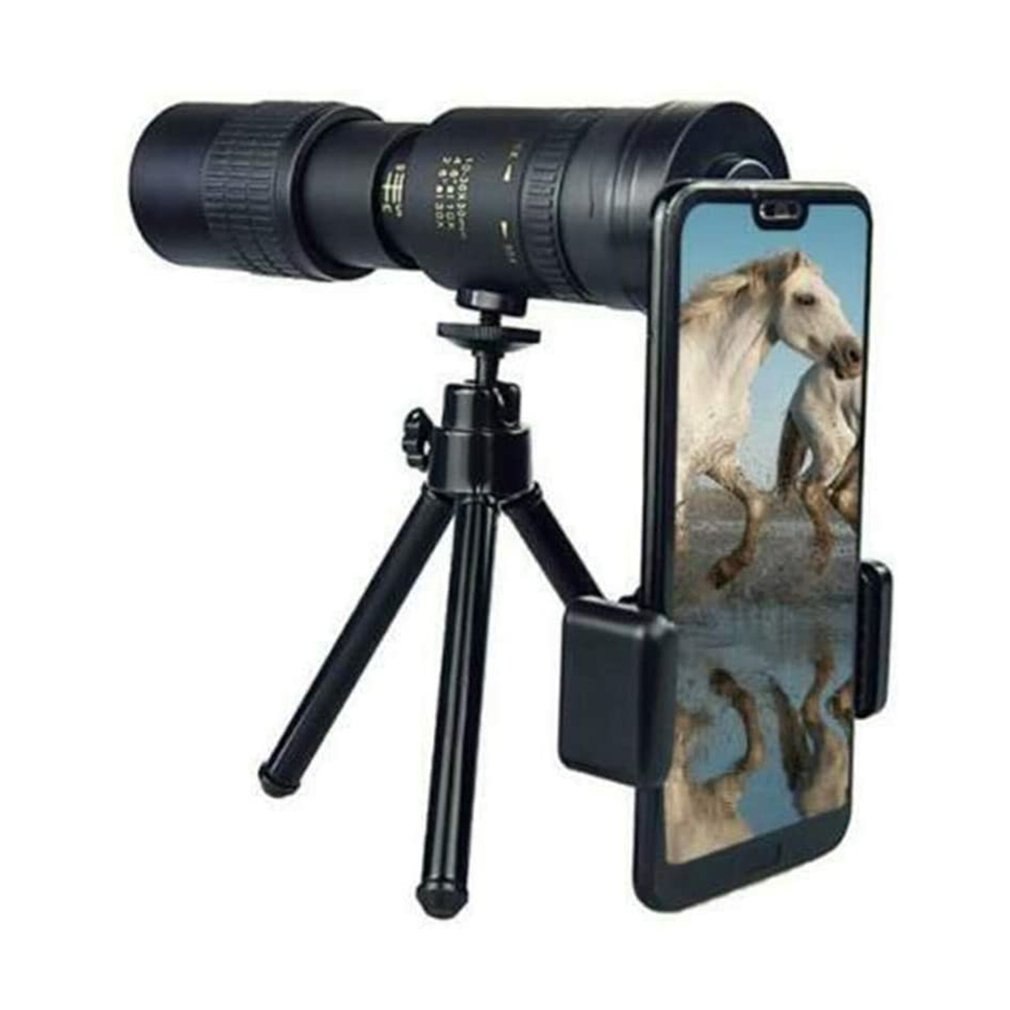 4K 10-300X40mm Super Tele Zoom Monoculaire Telescoop Waterdicht Fogproof Monoculaire Met Smartphone Houder &amp; Statief