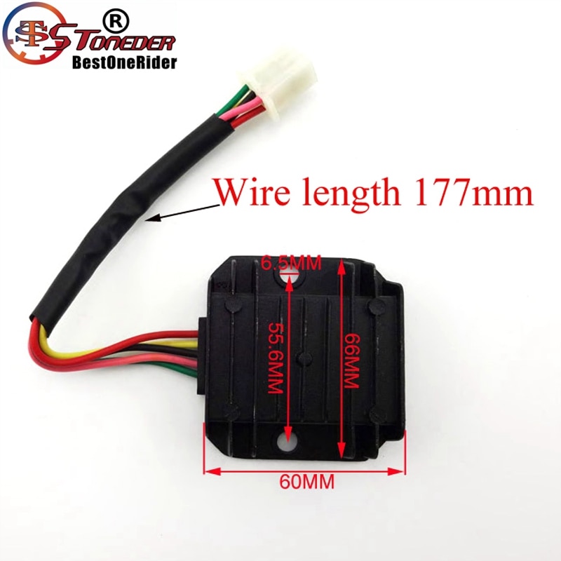 STONEDER Ignition Coil AC CDI Regulator Rectifier Relay for 150-250cc Chinese ATV Quad