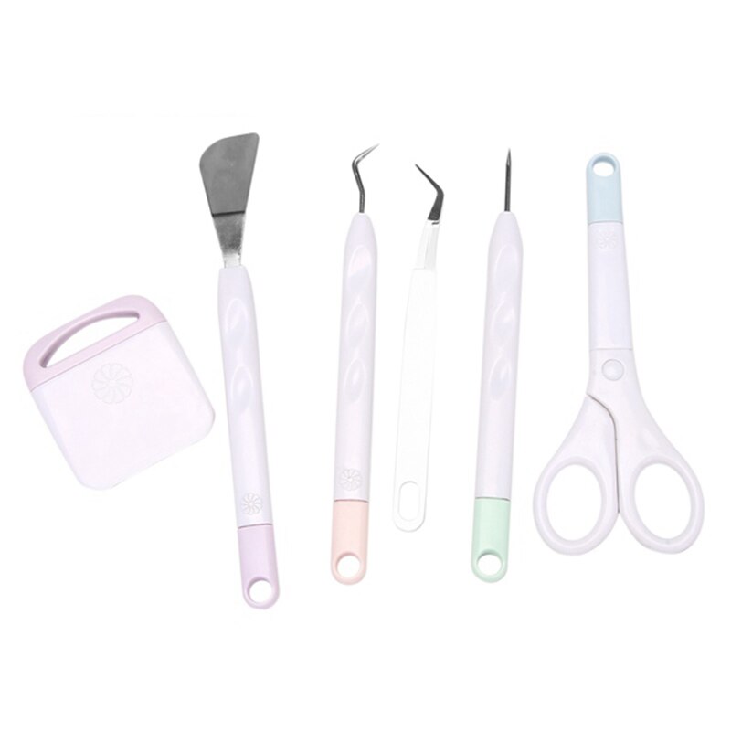 Vinyl Weeding Scrap Collector,Craft Vinyl Weeding Tool Set Dried Flower Basic Handmade Tools for Lettering Scrapbooking