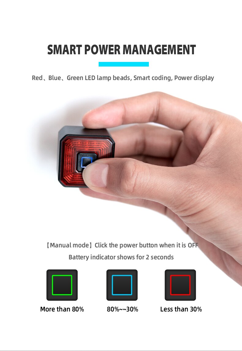 Super II CubeLite Fahrrad Rücklicht Intelligente Sensor Bremse Lichter USB Rennrad MTB CubeLite2 Hinten Schwanz Licht
