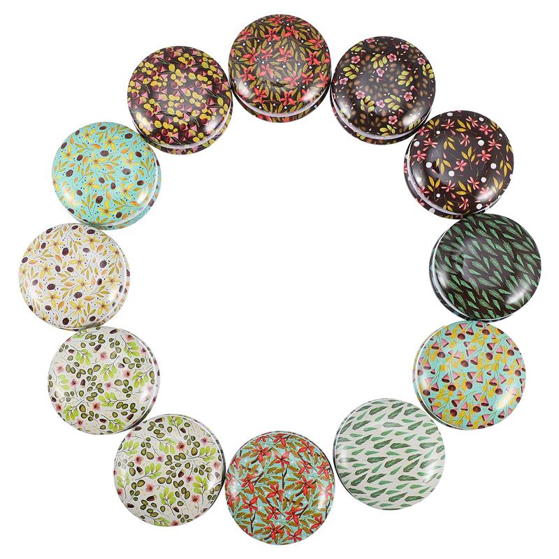 12Stck Mehrzweck DIY Kerze Dosen Krug Schmuck Perlen Behälter Kerze, Der Kasten: A12