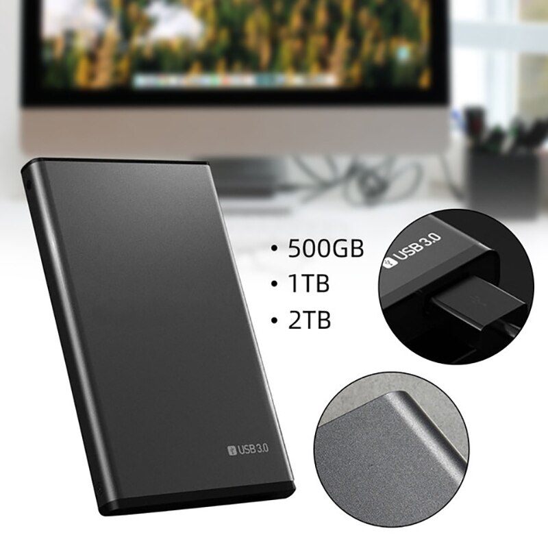 USB3.0 Hoge Capaciteit Externe Harde Schijf 2.5 "Opslag 2Tb/1Tb/500Gb Draagbare Hd externe Mobiele Daard-Schijf Voor PS4 Pc Laptop
