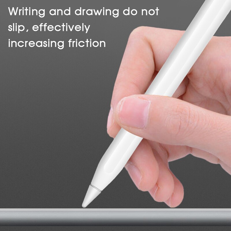 Nakładka Ochronna na Końcówkę Apple Pencil 1/2 - 8 szt. - Miękki Silikon - Pokrowiec na Pióro Dotykowe