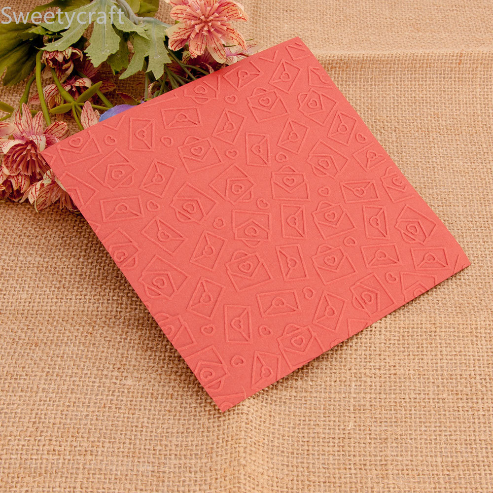 Love envelope Embossing Folders For Christmas Card Making Supplies Paper Craft Scrapbooking Plastic Embosser Stencil