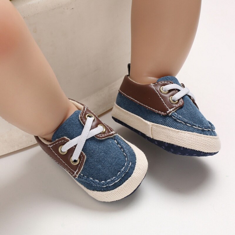 Infant Kids Shoes Baby Boys Breathable Anti-Slip Shoes Sneakers Soft Soled Walking Shoes