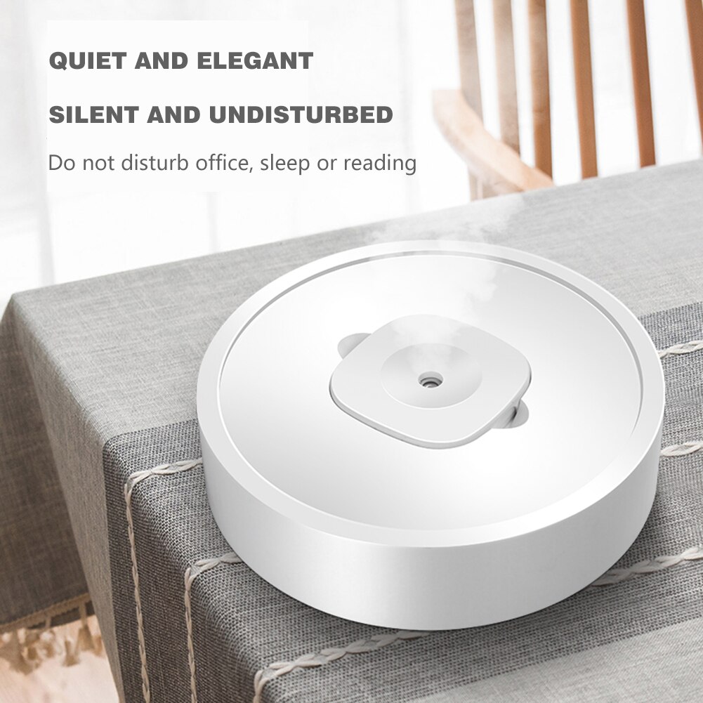 Multifunctional Cordless Air Humidifier Aroma Diffuser UV Sterilizer with Wheels Mist Maker Refresher for Car Home Office