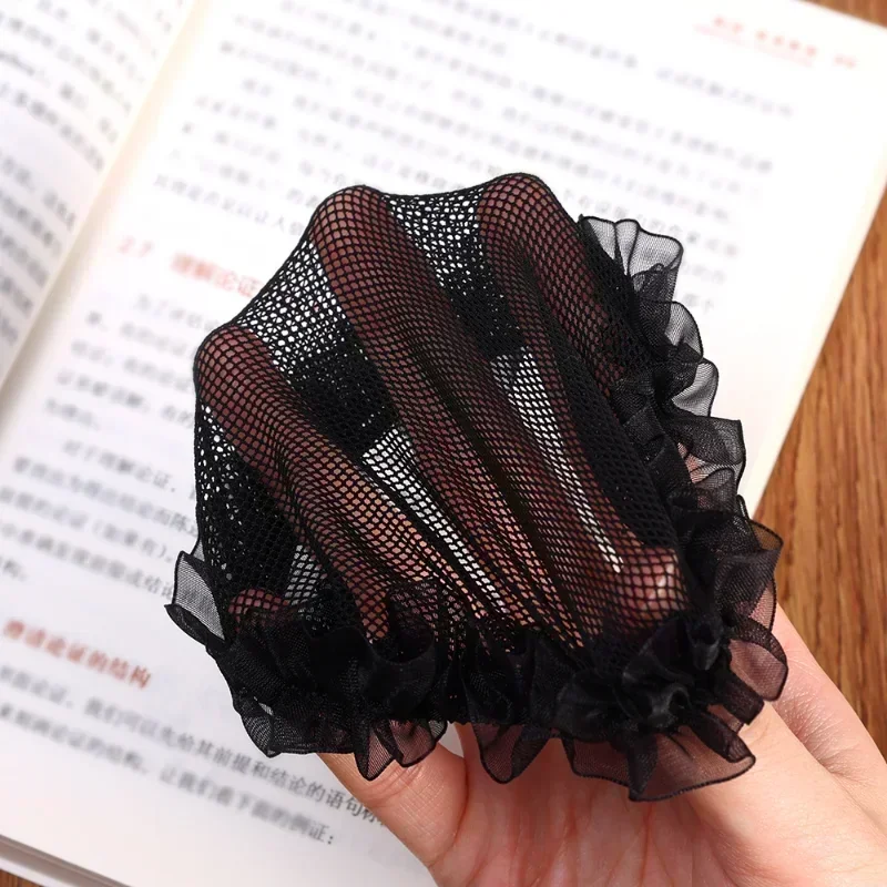 Vrouwen Ballet Elastisch Haarnet Verstelbare Weave Verstelbare Trekkoord Stijl Hoofdbanden Mode Hoofddeksels Accessoires