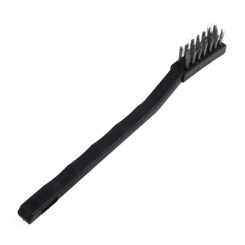 Handy Stainless Steel Nylon Brass Wire Brush Tooth Brushes Cleaning Rust