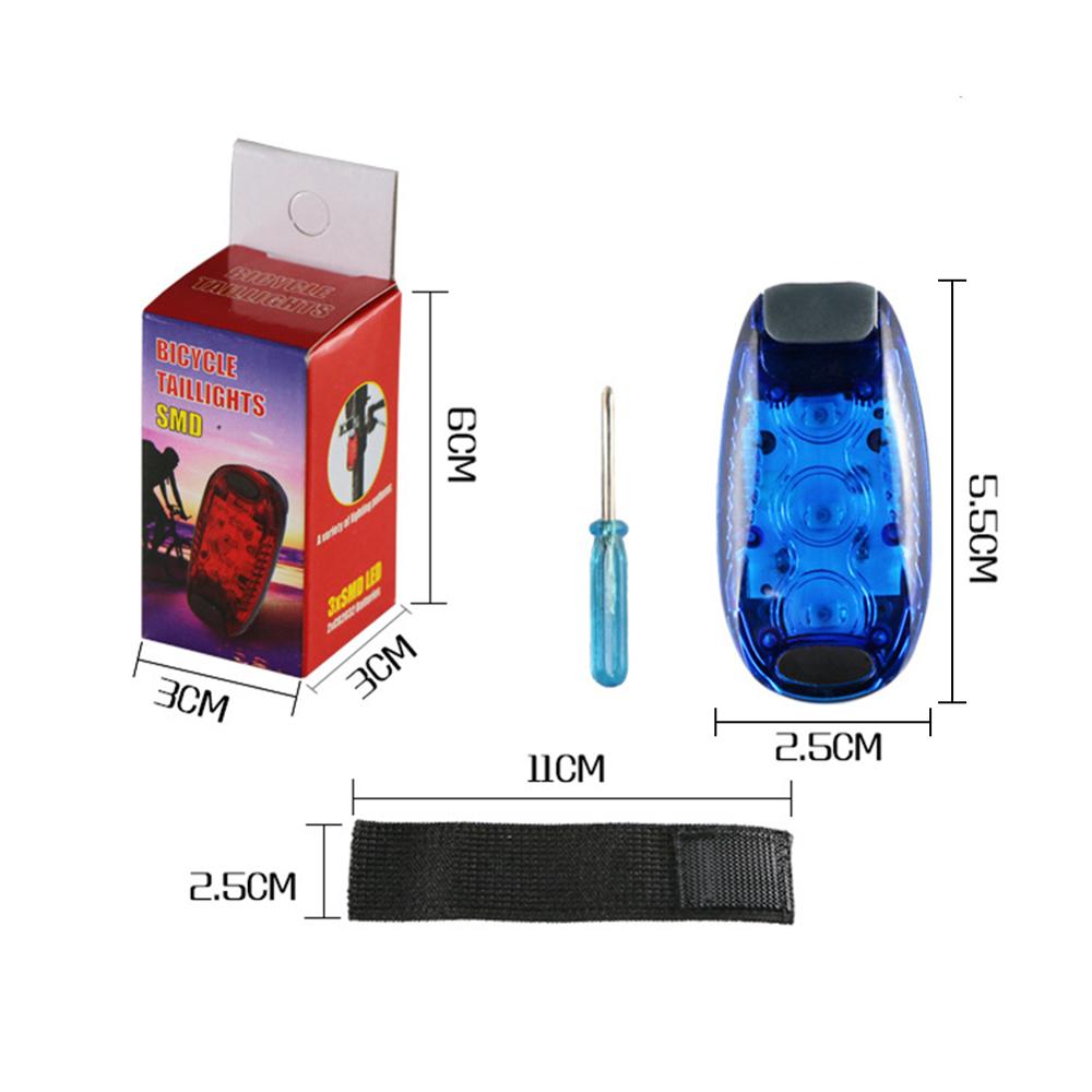 Waterproof LED Safety Light Clip On Bike Backpack Hightlights for Runners Dogs Bike Walking Portable Safety Warning Lights